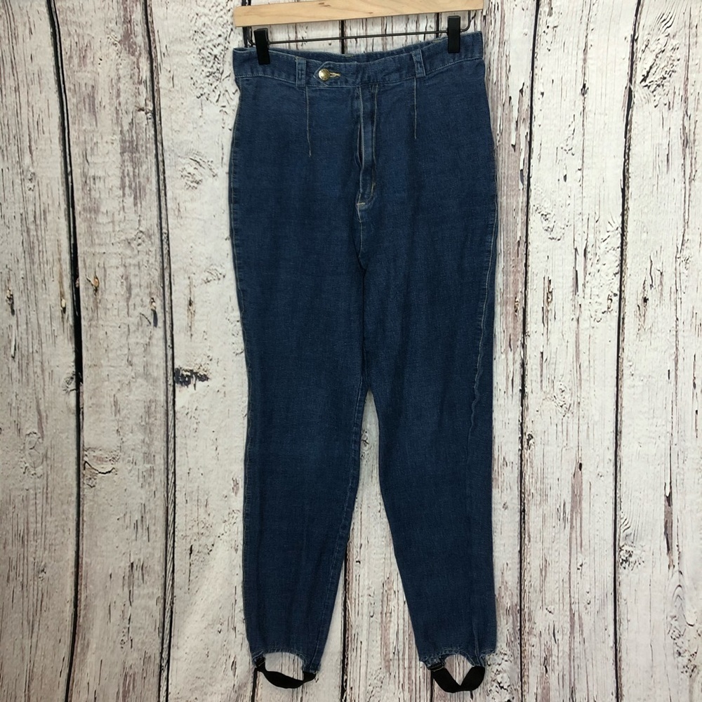 VINTAGE Mom Jeans 1980’s Chaus Sport with‎ Stirrups